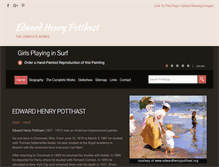 Tablet Screenshot of edwardhenrypotthast.org